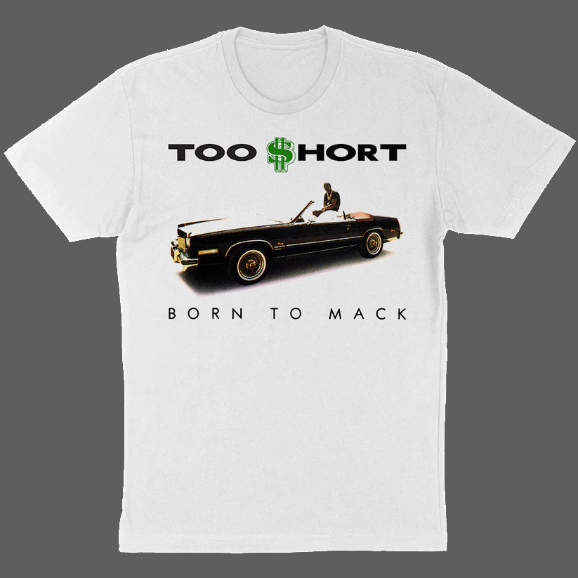 Too Short Born To Mack Heavy Cotton White All Size T Shirt BT785 gallery