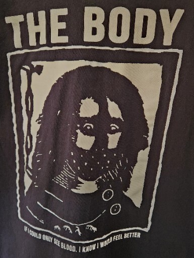 "The Body" Black Single Sided T-Shirt Metal Size No Tag gallery