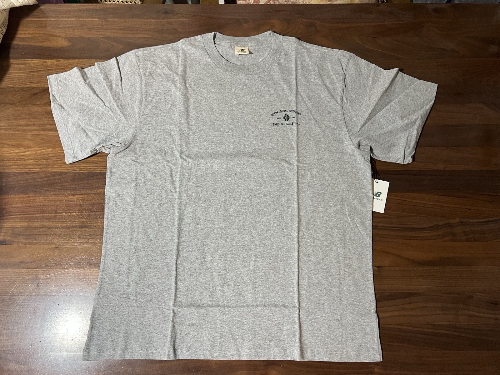 Aime Leon Dore ALD x New Balance SONNY NY Tee XXL Grey Basketball Gym T-Shirt gallery