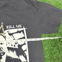 Rufnek MLK Graphic Tee Black Crown Print Mens Small