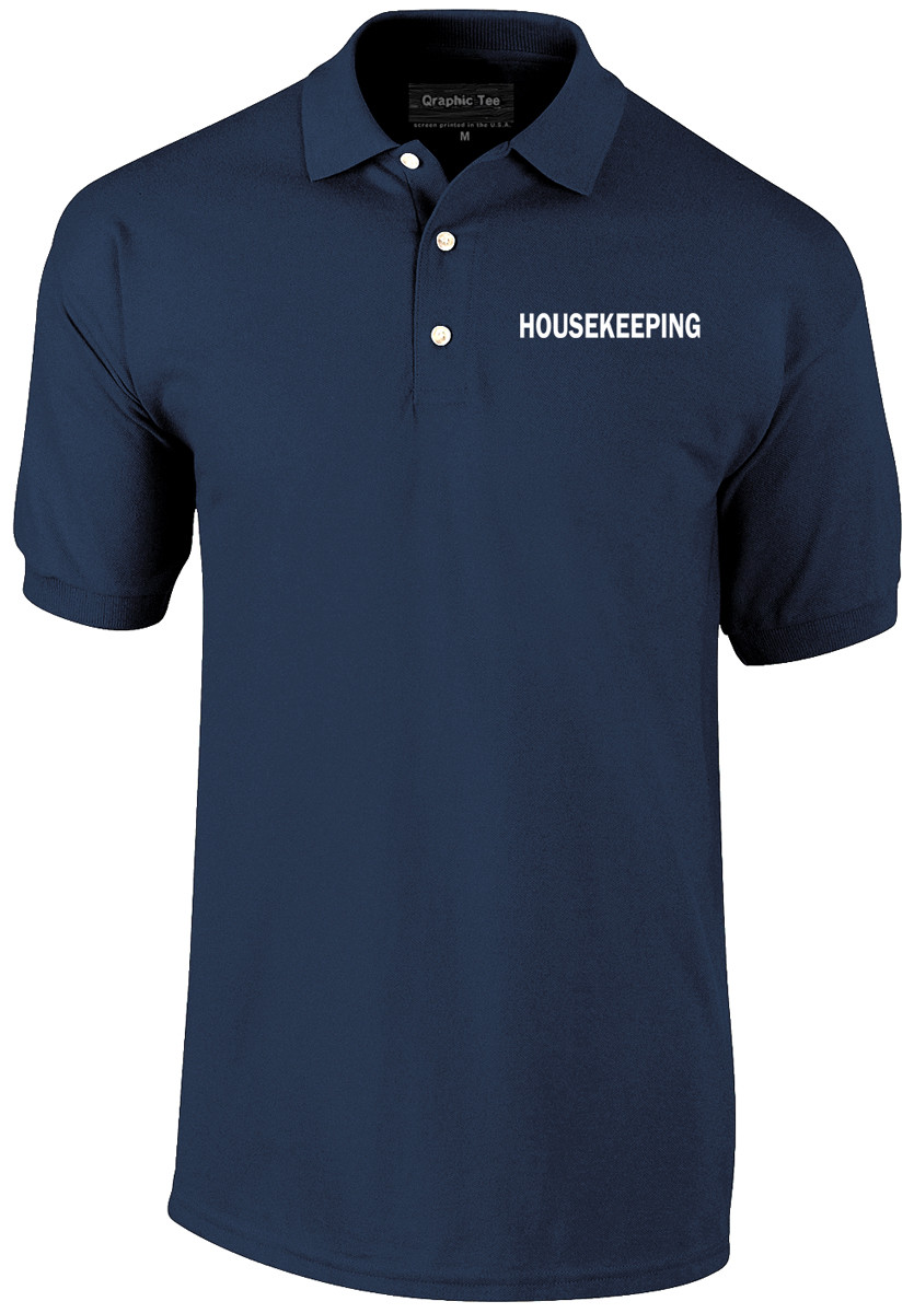 Housekeeping polo shirt, Staff shirt, Employee polo shirt, Uniform, Hospitality gallery