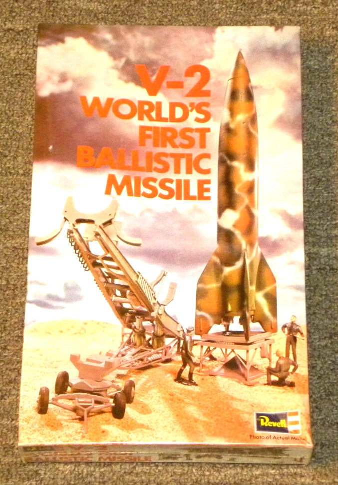 Revell V-2 With ground equipment, Kit #H-560. Scale 1:69, 1972, UNOPENED