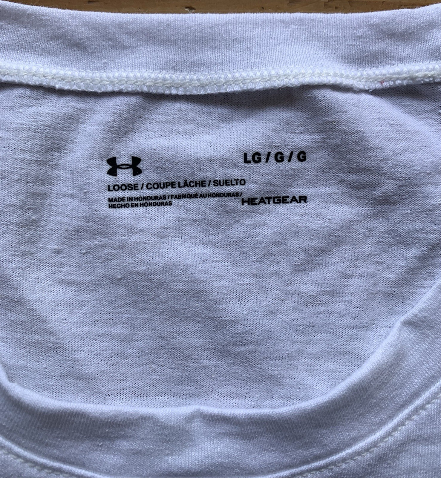 FACTORY SEALED Men's Under Armour Loose Fit "I WILL" Shirt 1259077 - WHITE Sz LG gallery