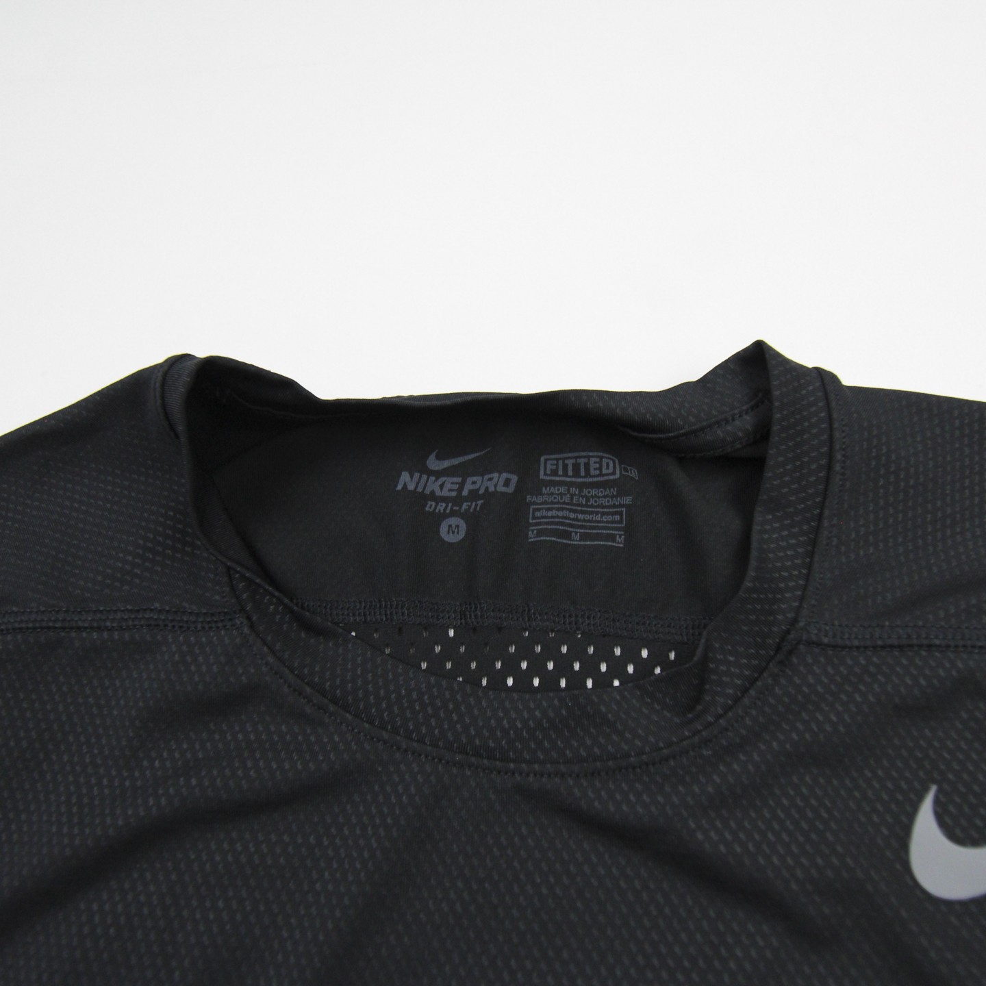 Nike Pro Dri-Fit Short Sleeve Shirt Men's Black New without Tags M gallery