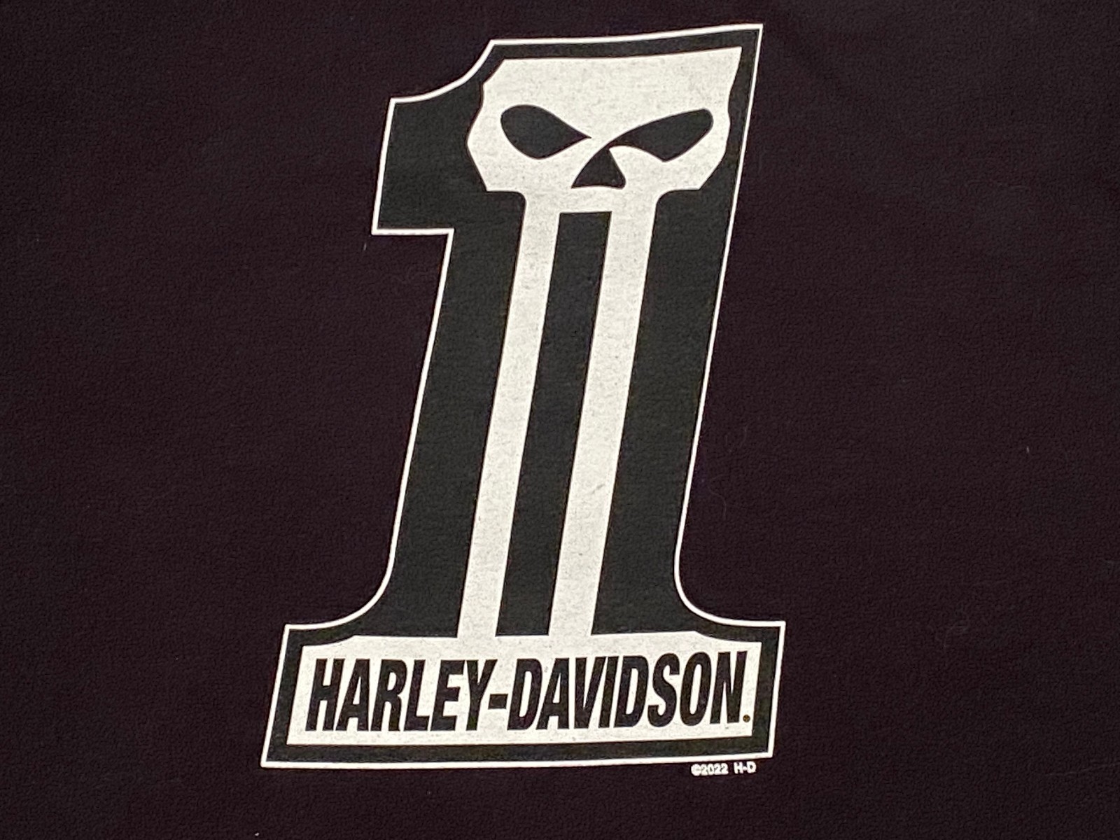 Harley Davidson 2022 Men's Black Macon Ga 75th Annv 2-Sided Graphic T-Shirt Med gallery