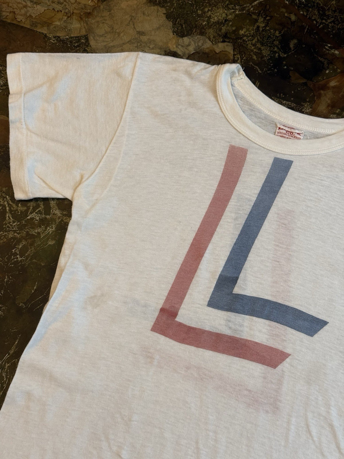 Vintage 40s-50s WH Brine Co Rowing T-Shirt 18.5”x26” Tee gallery