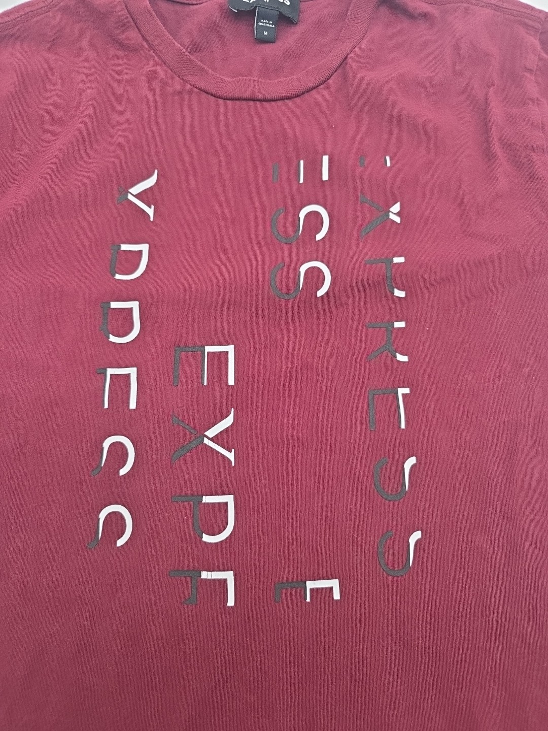 Express T-Shirt Men M Red Graphic Tee.#45672 gallery