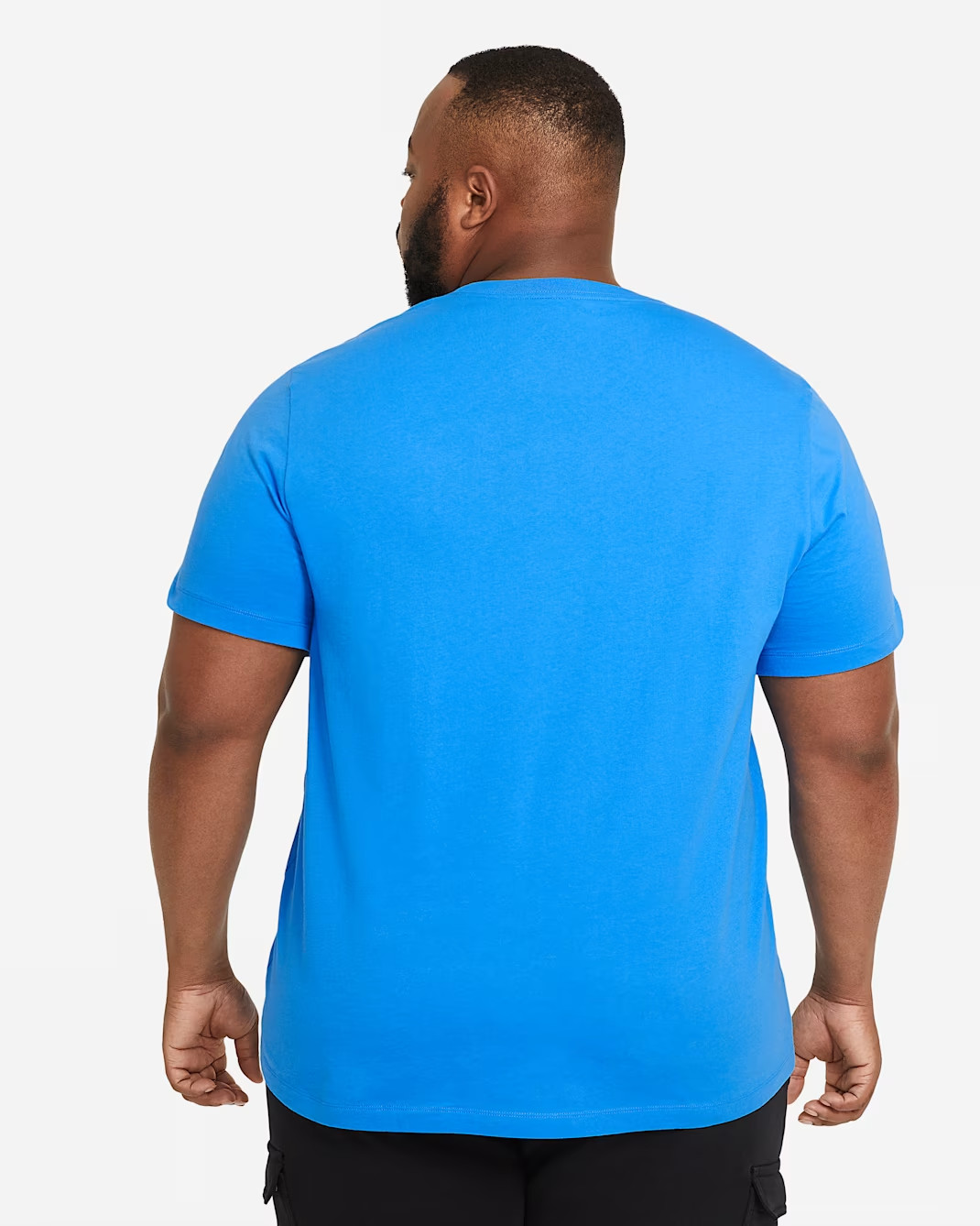 NWT Men's Big & Tall NIKE Crew Neck Sportswear Training T-Shirt Royal Blue gallery