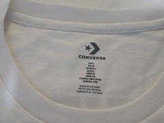 NWT Converse Men’s Beige Graphic Print Shortsleeve T-Shirt