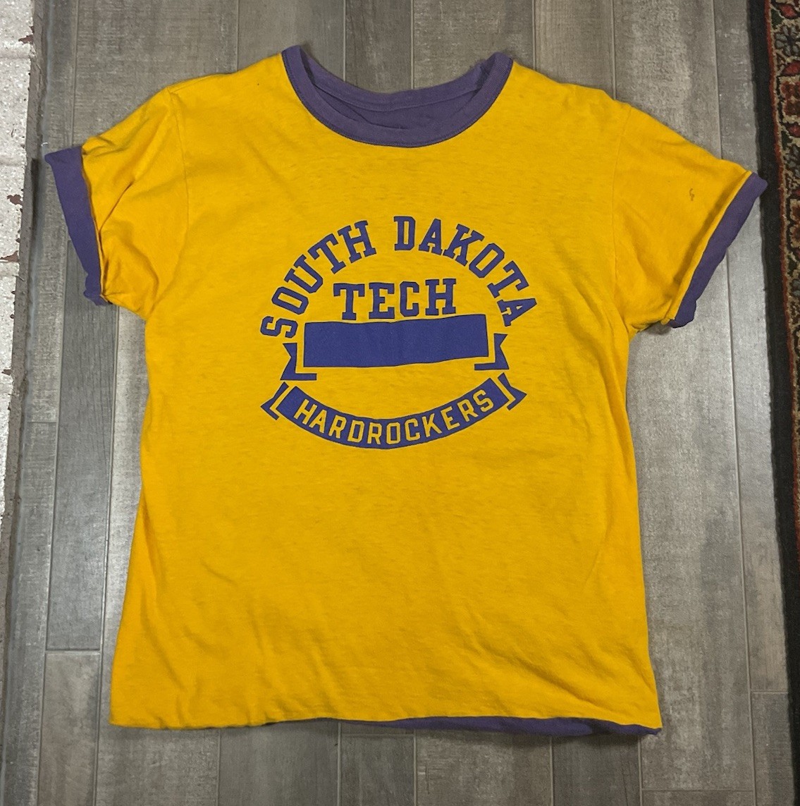 VTG Champion 70s 80s South Dakota Tech Hard Rockers Reversible T Shirt Athletics gallery