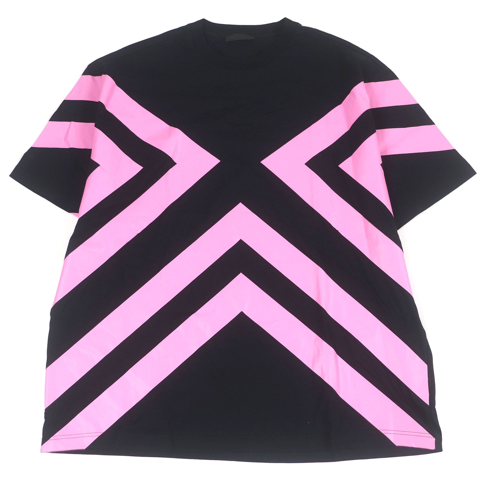 Prada Triangle Logo Cotton T-shirt - DUTY FREE gallery
