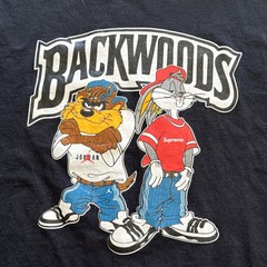Vintage Backwoods Cigars Bugs Bunny Taz T Shirt Mens 2XL XXL Black Rare Color