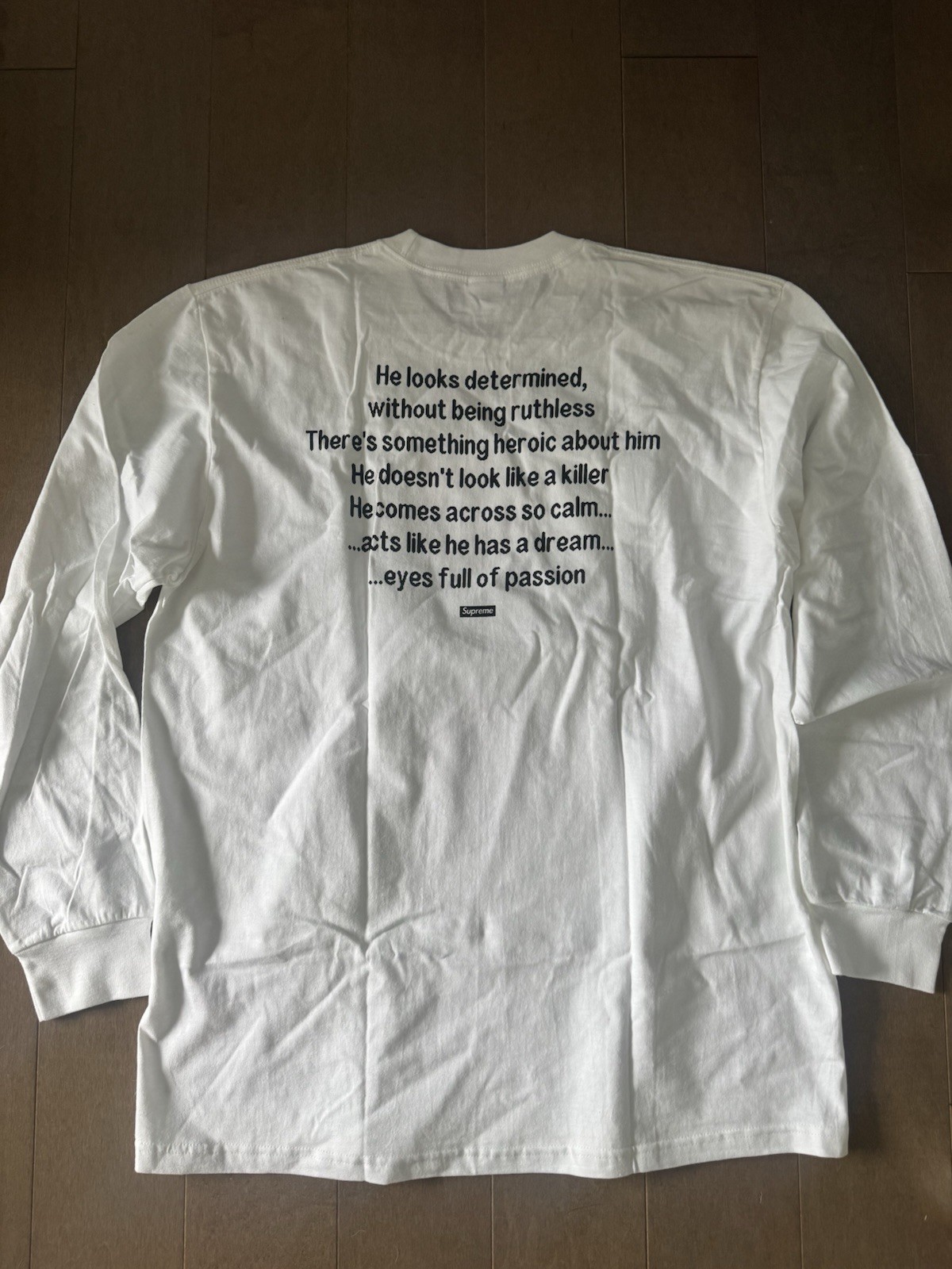 Supreme 2018 Fall/winter Collection “The Killer” T-shirt Men’s XL Long Sleeve gallery