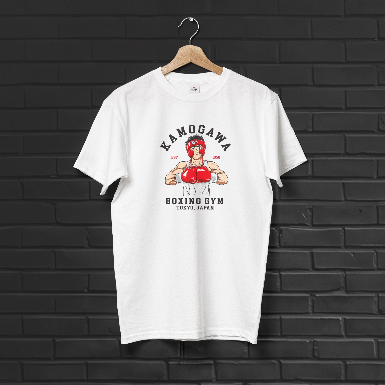 Makunouchi Kamogawa Boxing Gym Graphic Anime T-Shirt Men Unisex Cotton Tee gallery