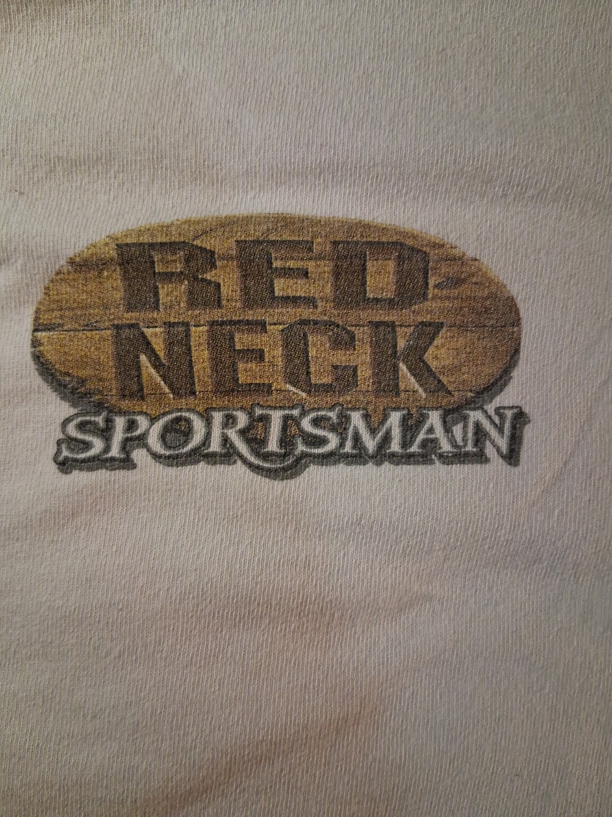 Delta Magnum Weight Funny Vintage 90s White Redneck Sportsman Shirt Size XL gallery