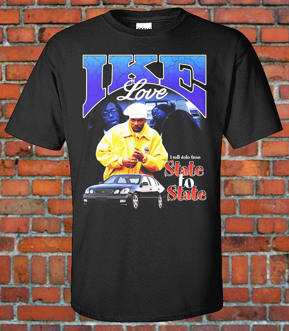 Belly Ike Love Bootleg Style 90s Graphic T shirt