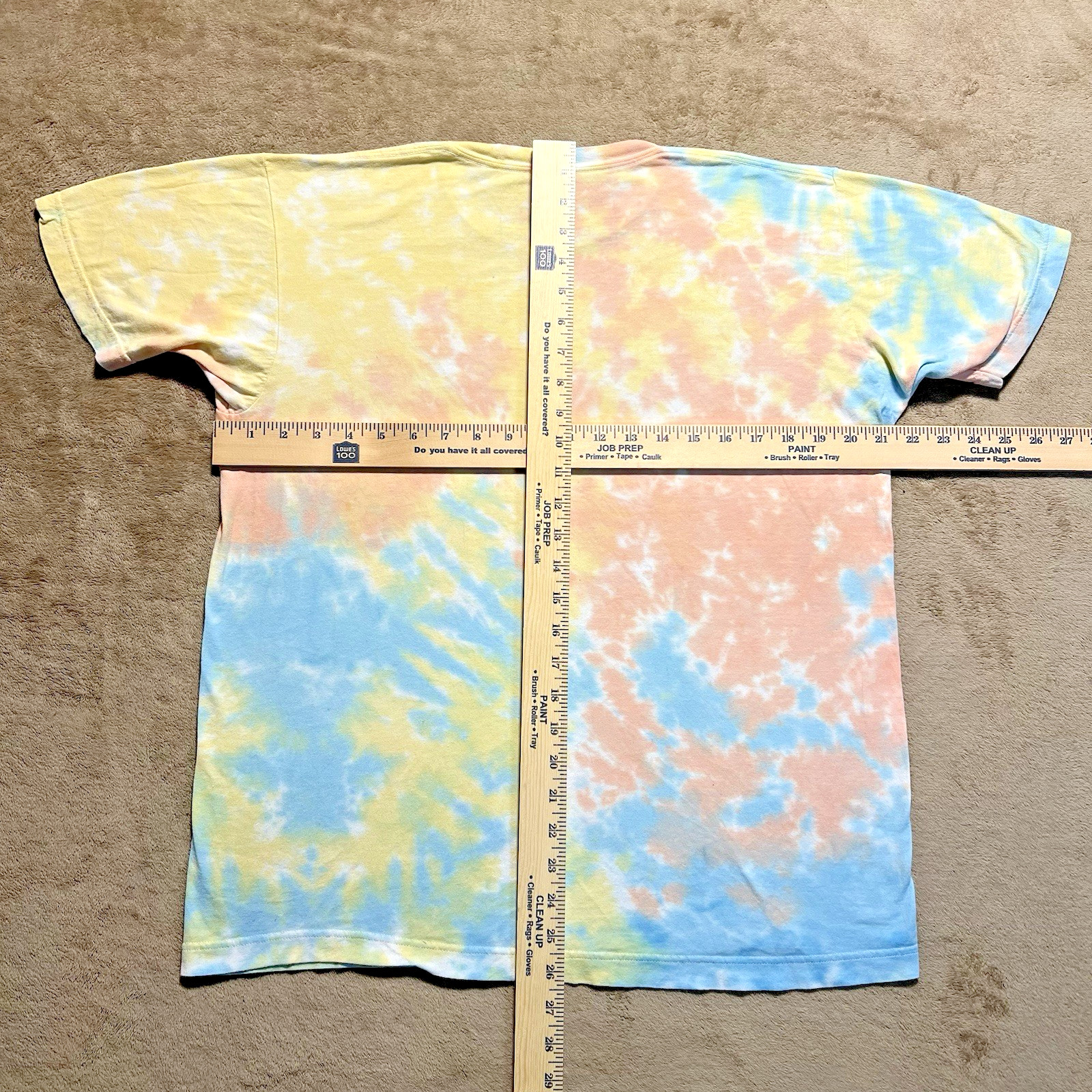 Friends T Shirt Mens L Colorful Rainbow Tie Die Retro 90s TV Show Logo Spell Out gallery