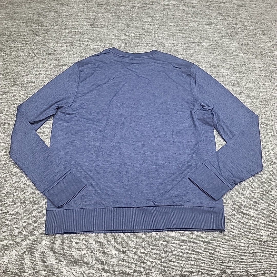 Members Mark Mens Top Medium Size Blue Long Sleeves Soft Pullover w Zip Pocket gallery