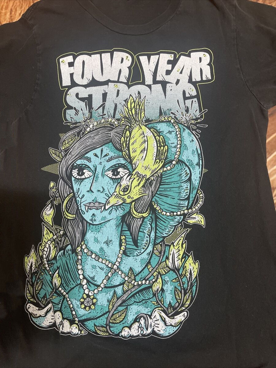 Four Year Strong Gift For Fans Black T-Shirt Cotton All Size RD02 gallery