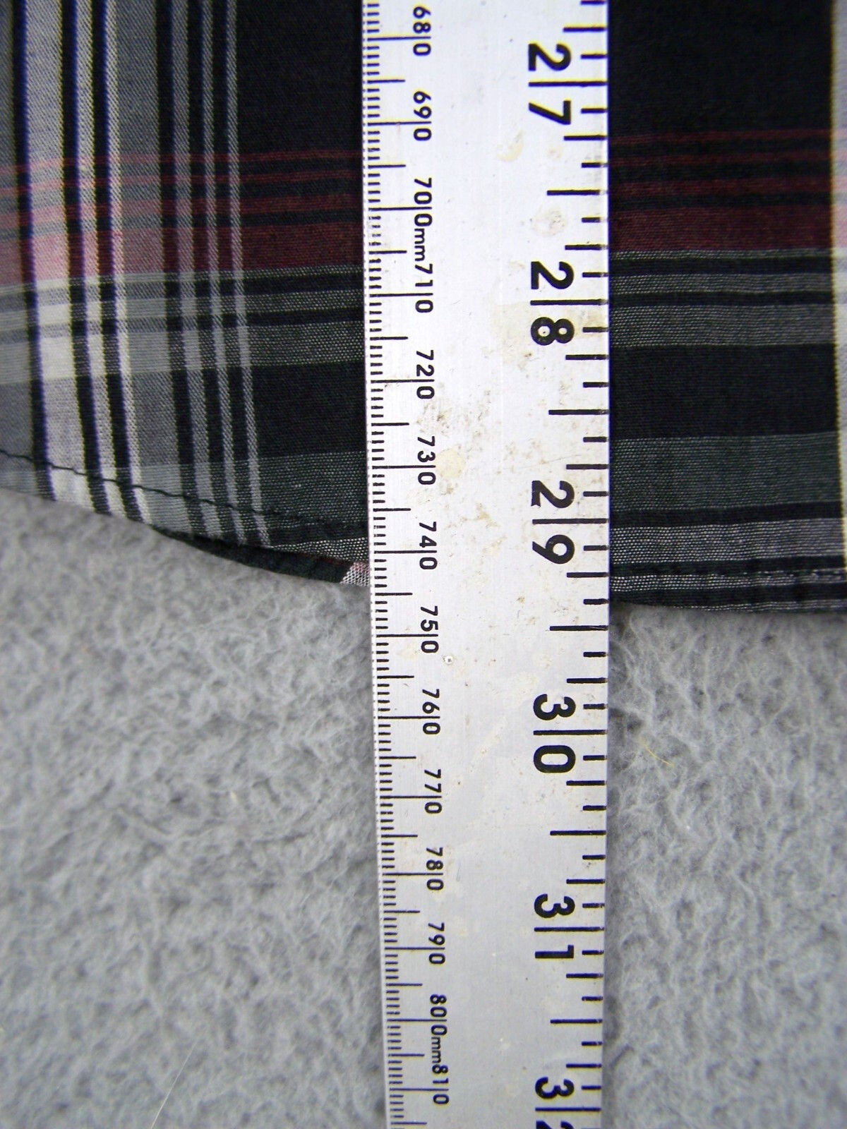 Beverly Hills Polo Club Shirt Adult Large Black Red Plaid Button Classic Men's L gallery
