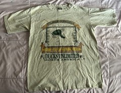 Vintage 90s Ducks Unlimited North America T-Shirt USA Made Single Stitch 1991