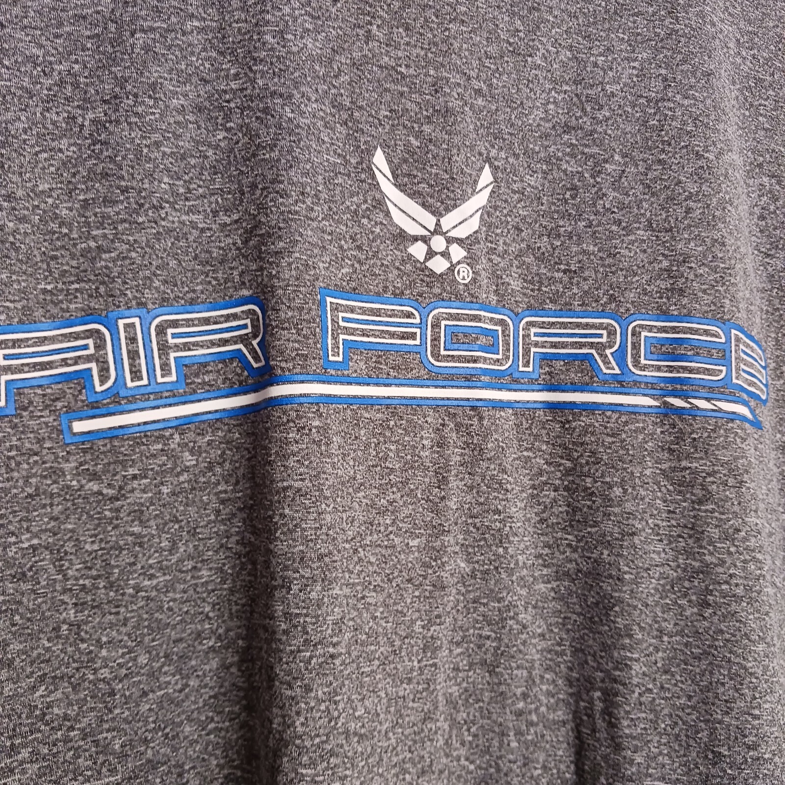 Airforce Academy T Shirt Mens Med Light Weight Short Sleeve Blue and White Logo gallery