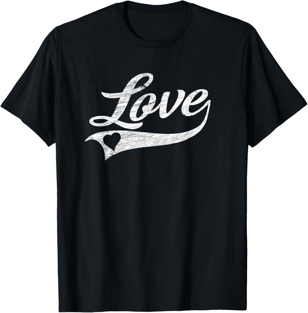 Love – Throwback Distressed Design – Retro / Vintage T-Shirt