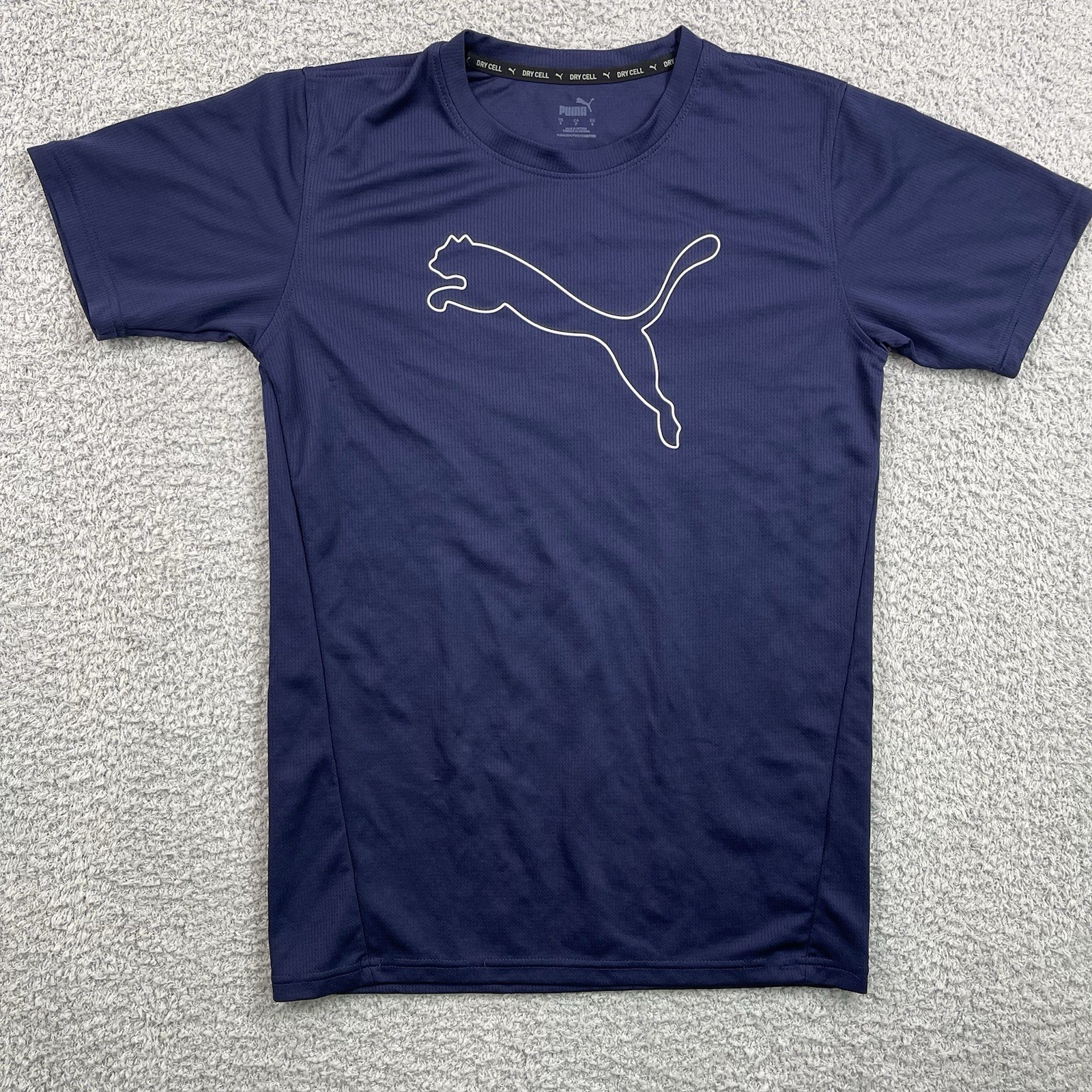 PUMA Train All Day Essentials Mens Blue Casual Tops Size S gallery