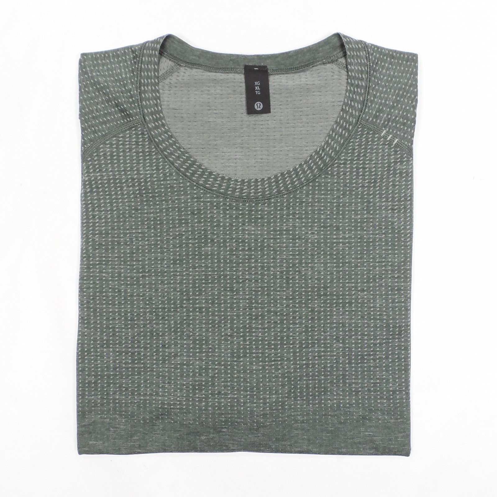 Lululemon Metal Vent Tech 3.0 Green Crew Neck Long Sleeve Active T-Shirt – XL
