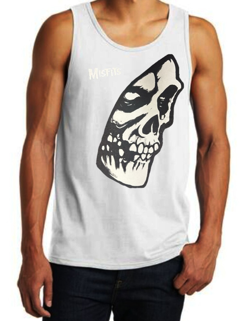 Misfits Side Rock Band Black Tank Top (Various Colors) gallery