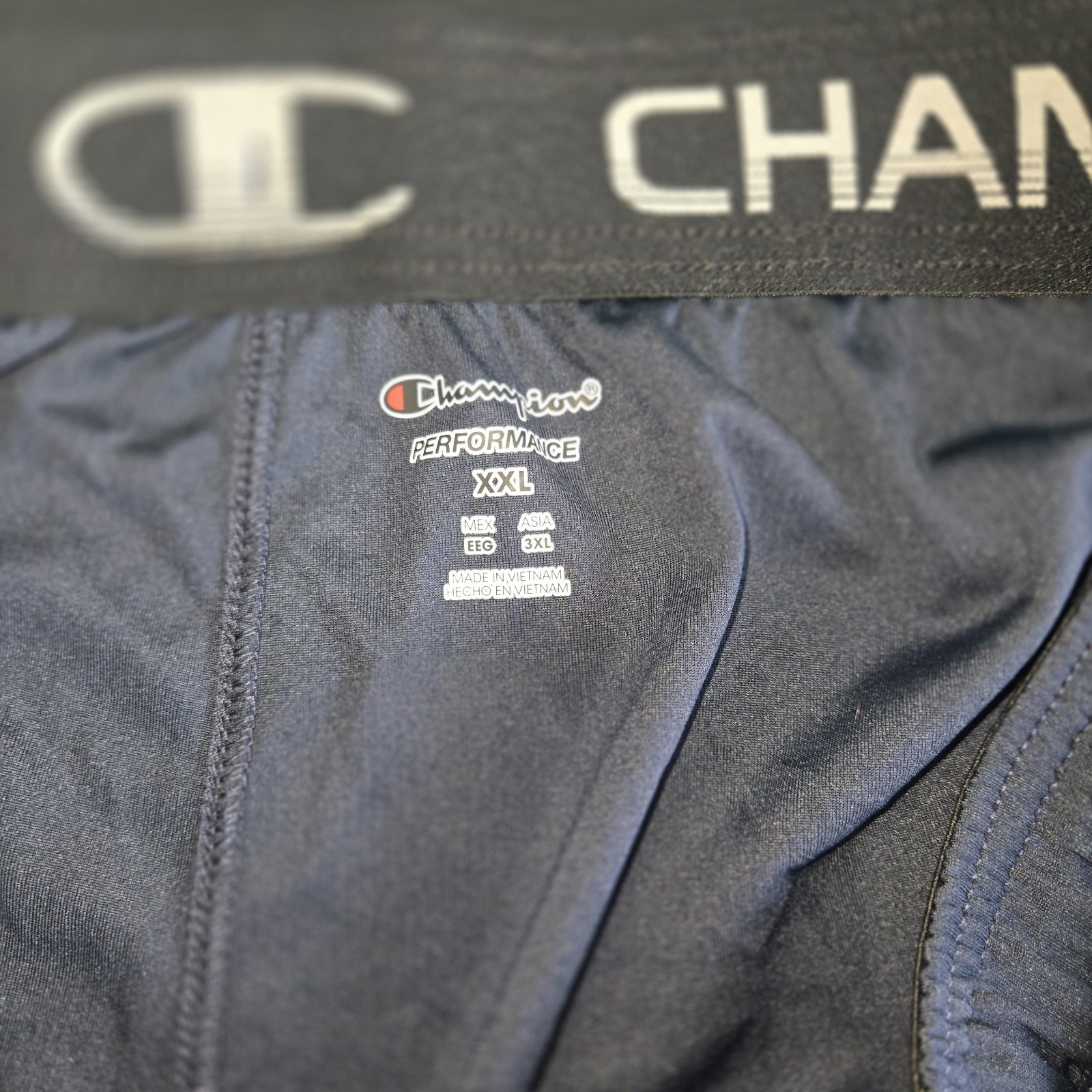 NWT CHAMPION DOUBLE DRY BLACK PERFORMANCE SHORTS SZ 2XL gallery