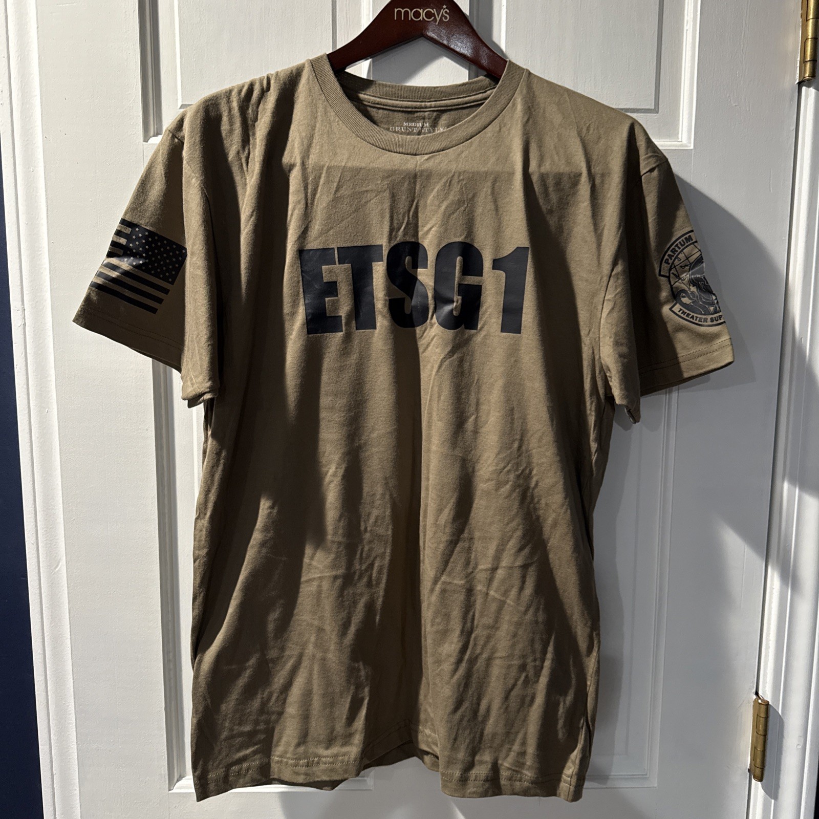Grunt Style T Shirt Mens M Patriot Military Tactical ETSG1 Partum Futurum