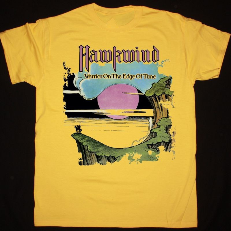 HAWKWIND Band WARRIOR ON THE EDGE OF TIME Shirt Yellow Unisex S-5XL 1P1347 gallery