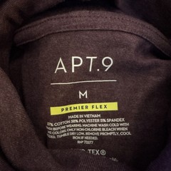 Apt. 9 Premier Flex Long Sleeve Mock Turtleneck Shirt Men’s Sz Large Maroon New