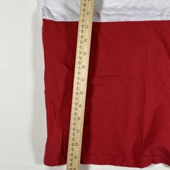 Levis Logo Spellout Mens Size Small Shirt Red White Blue Color Block