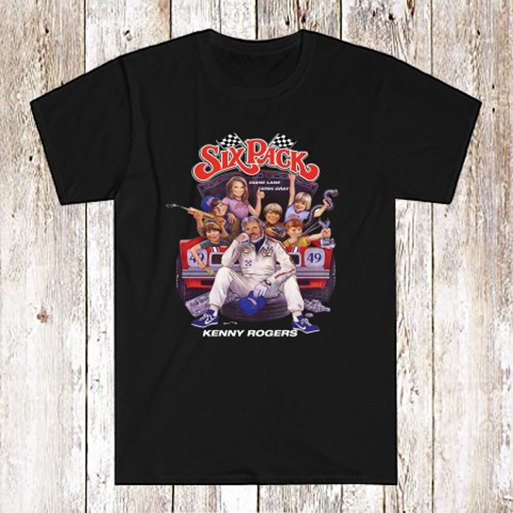 Six Pack Movie Kenny Rogers Men’s Black Size S-5XL