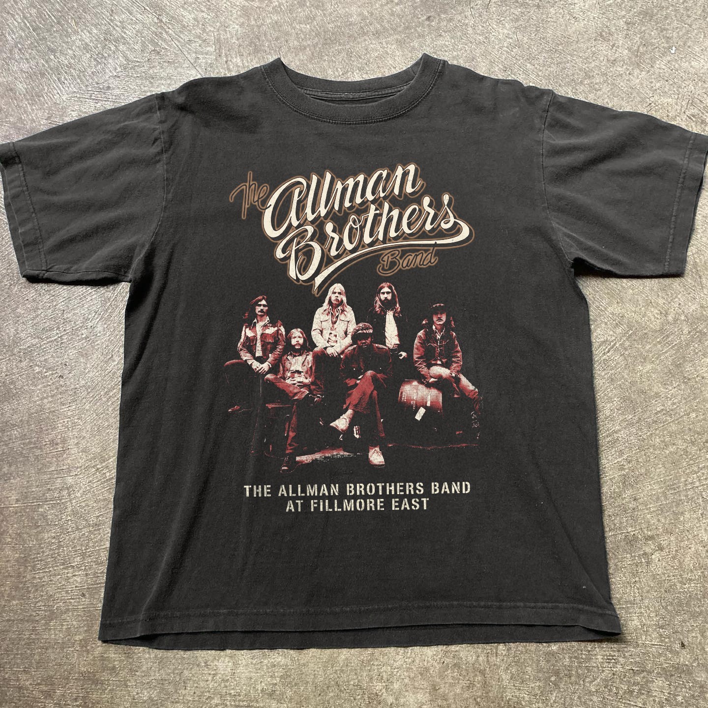 NEW! The Allman Brothers Band At Fillmore East  Unisex Black T-shirt Size S-5XL