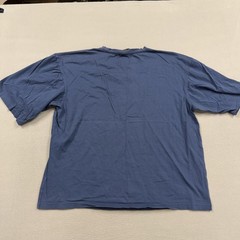 Sean John Shirt Mens XL Blue Script Logo Graphic Tee Streetwear Crewneck