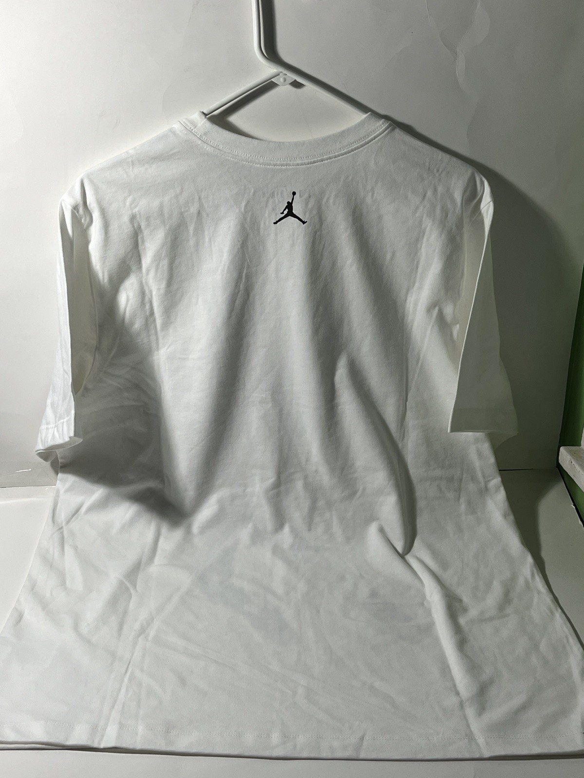 Jordan T Shirt Size Large Mens White MJ Dot Graphic $48 gallery