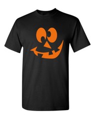 Crazy Eyes Shirt Pumpkin Face Halloween Jack O Lantern Trick Or Treat Scary Tee