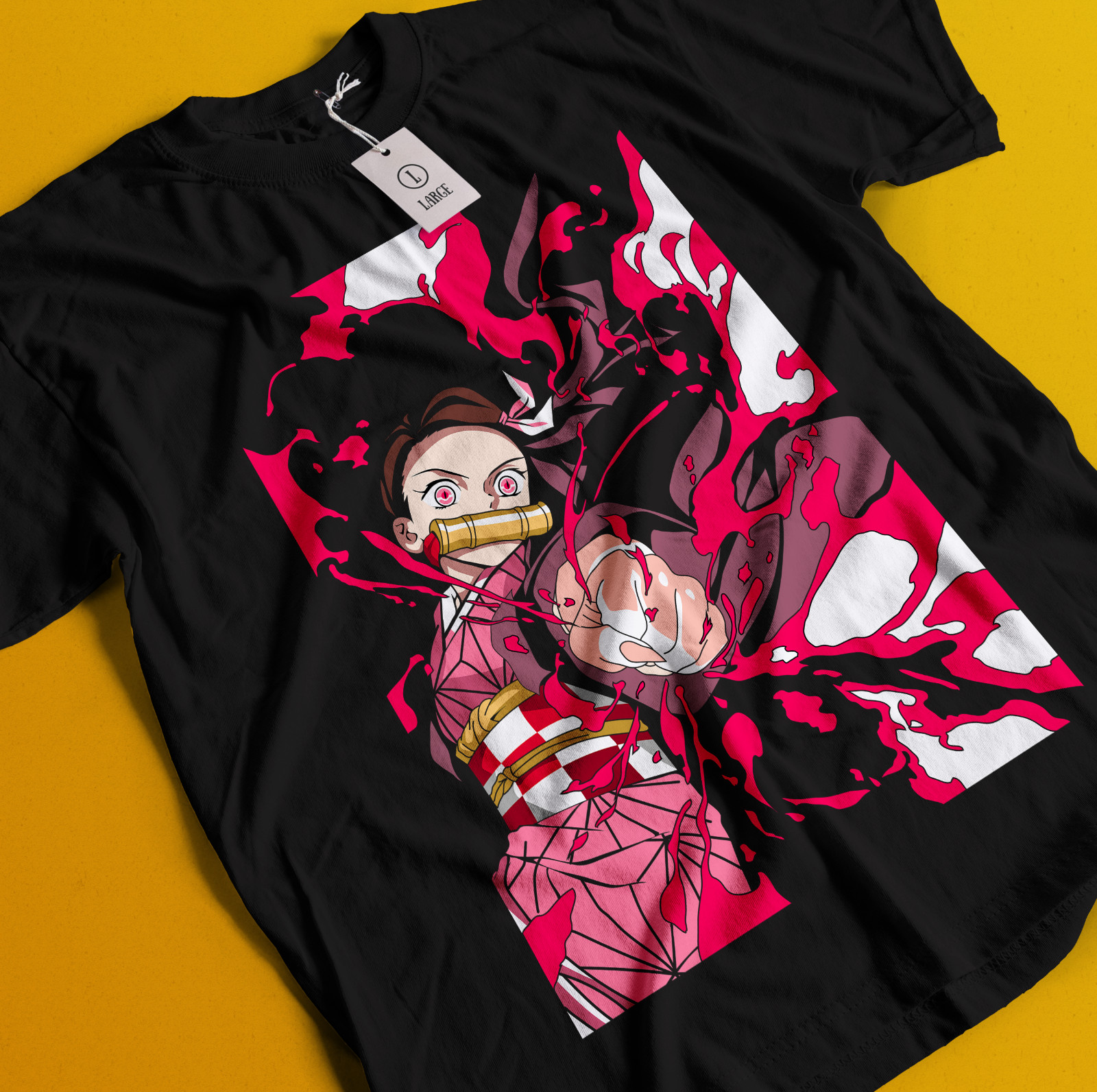 Demon Slayer Shirt Nezuko Tshirt Tanjiro T-Shirt Muzan Doma Tee Inosuke Zenitsu gallery