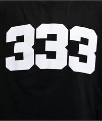 HALF EVIL 333 Arc Black T-Shirt Size Large