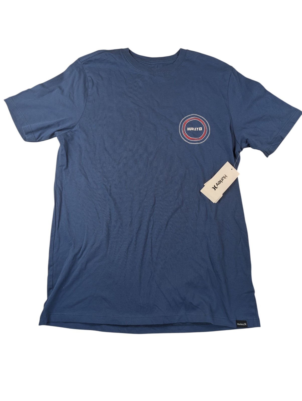 Hurley Men’s Size Small Everyday Whirlpool Short Sleeve Tee T-Shirt Blue NWT