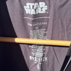 Star Wars Our Universe Darth Vader Sith Gray/Black Ringer Tee LARGE BOX LUNCH