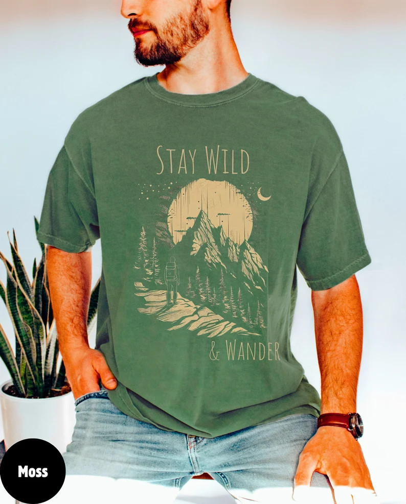 Adventure Comfort Tee Hiking Camping Outdoor Nature gallery