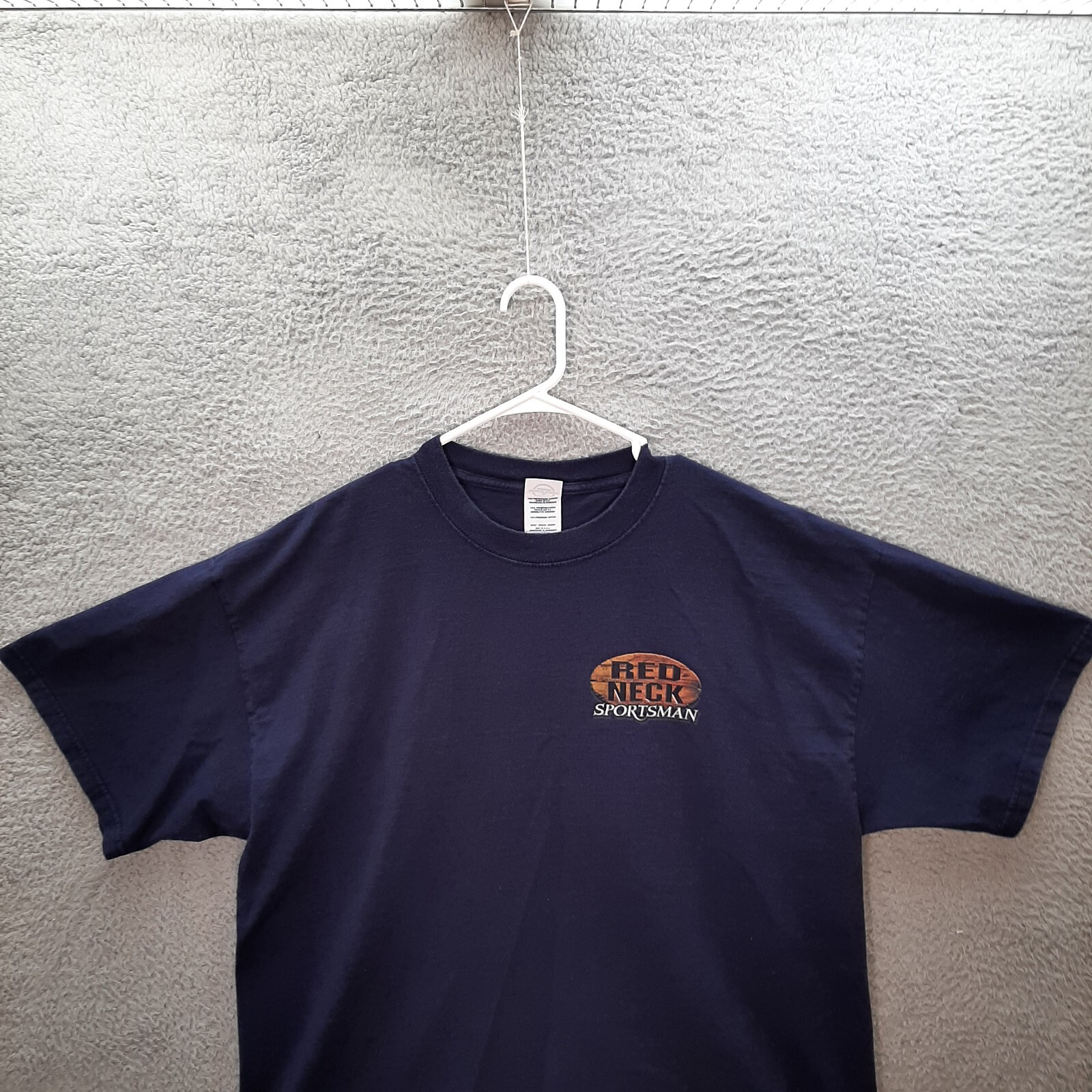 Vintage Delta Shirt Adult Extra Large Blue Redneck Sportsman Humor Outdoors Y2K gallery