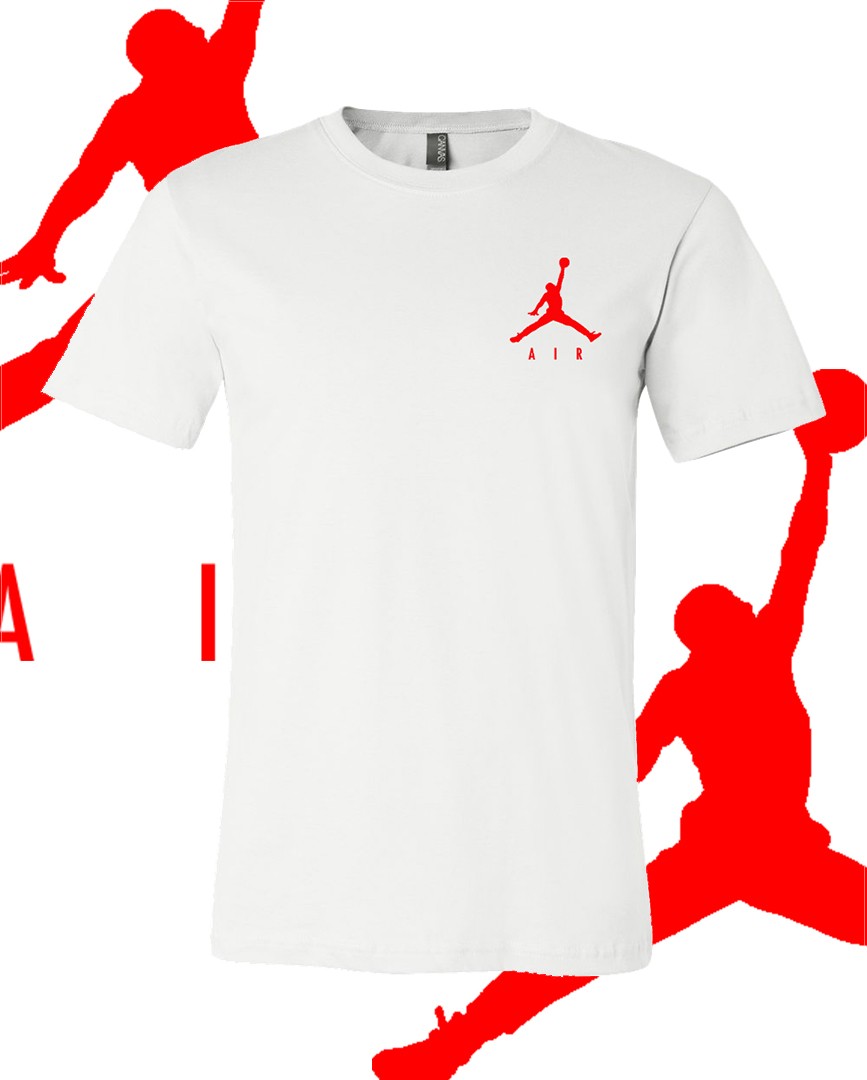 Men's Basketball AIR RED LC MJ Sports T-Shirt Tee Fast Ship!! gallery