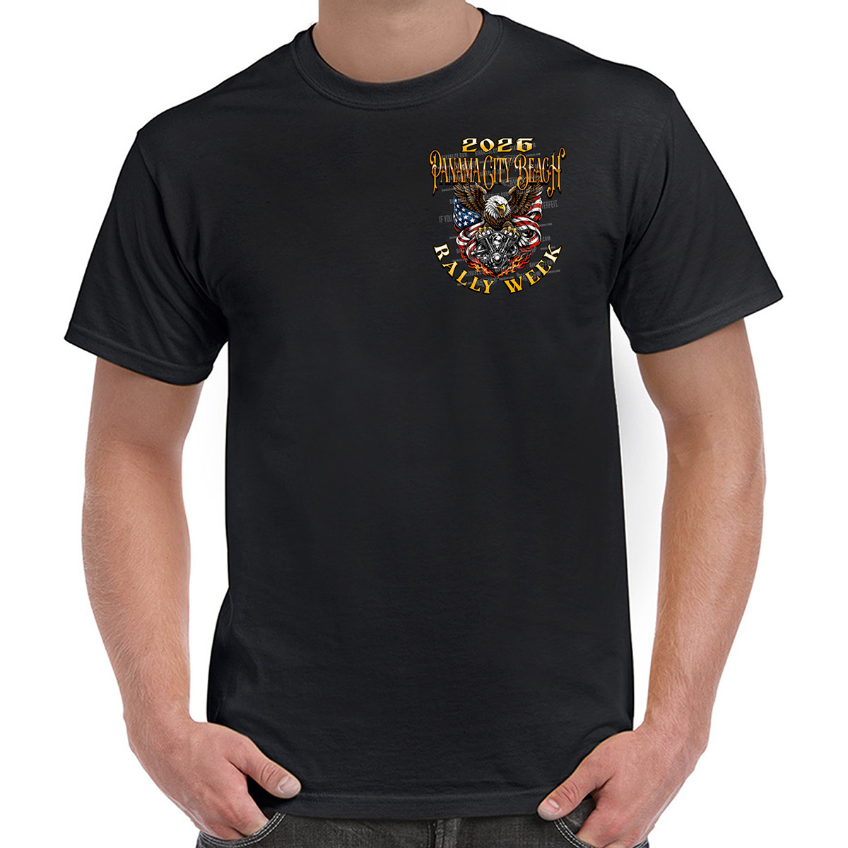 T-Shirt 2026 Panama City Beach Rally Week Eagle Engine No Harley gallery