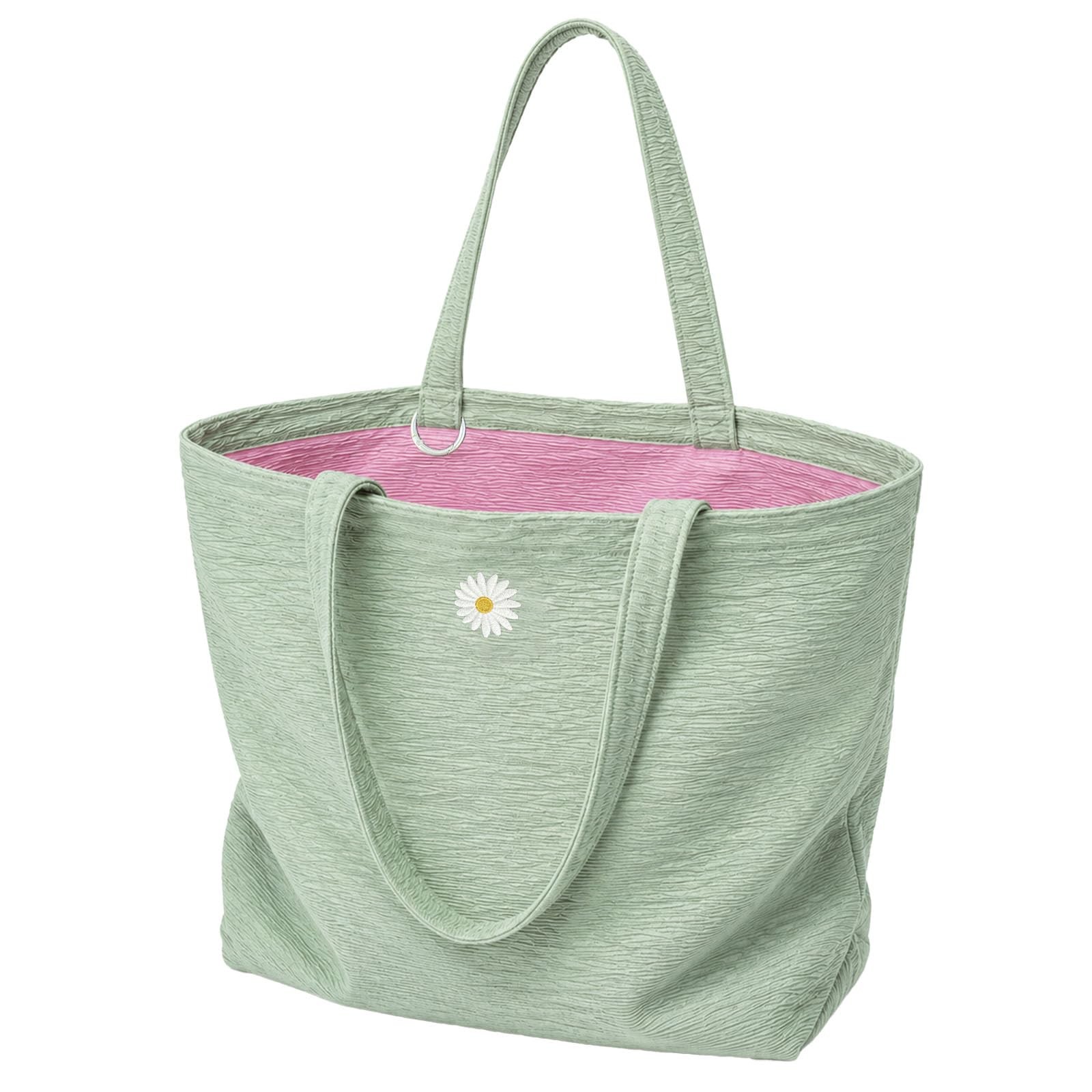 Pool Bag for Women, Soft Cute Summer Tote Bag with Shoulder Strap, Lightweigh... gallery