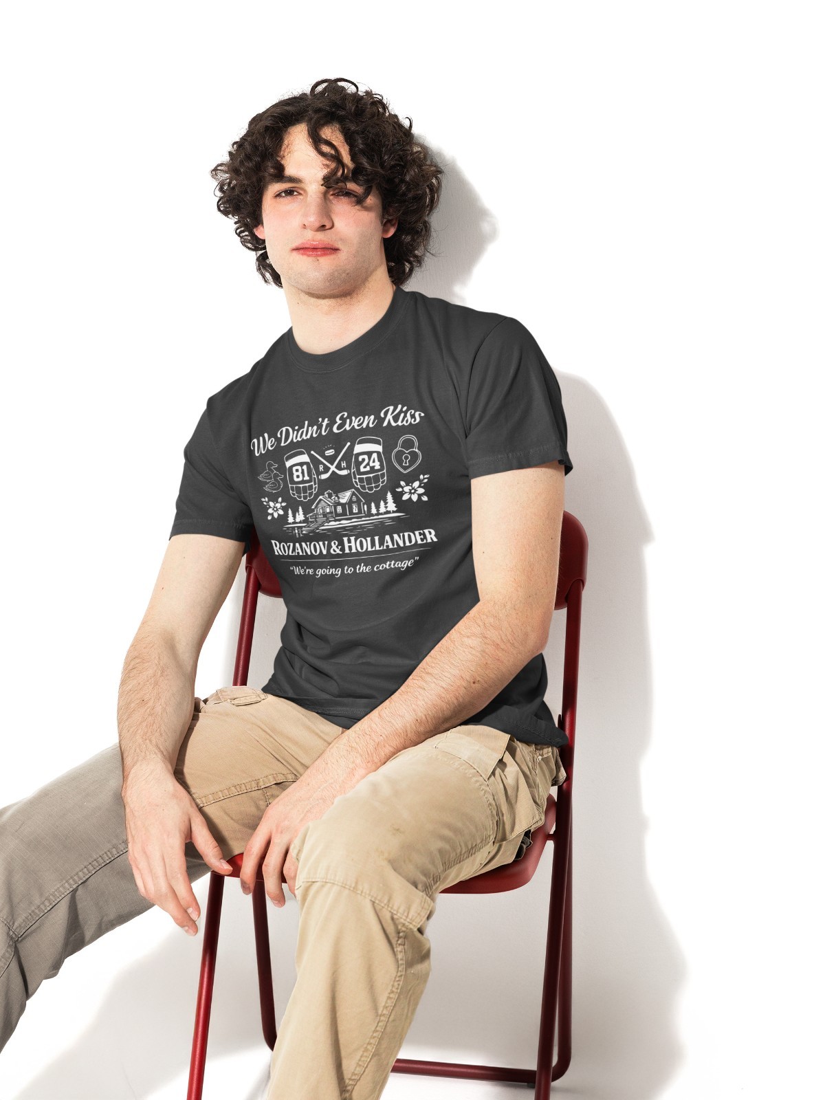 Cottage We Didnt Even Kiss - Comfort Colors heated rivalry tv show S-4x T-shirt gallery